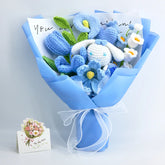 YSHomy Blue Crochet Cinnamoroll Bouquet