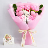 YSHomy Crochet HK & Rose Flower Bouquet