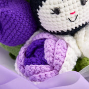YSHomy bouquet au crochet KM de roses et tulipes