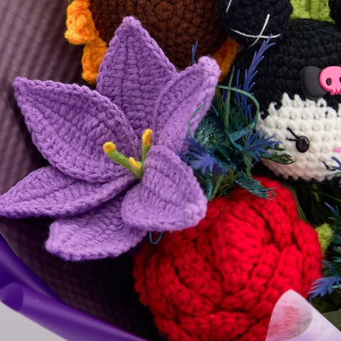 YSHomy Crochet KM & Sunflower Lily Bouquet
