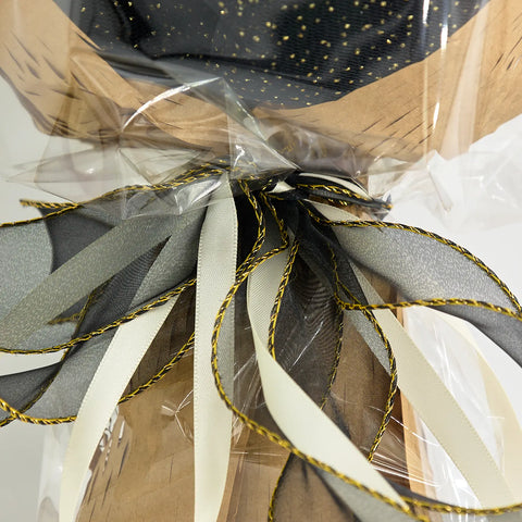 YSHomy Crochet Dark Red Rose Bouquet