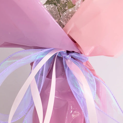 YSHomy Crochet Lily Rose Tulip Daisy Bouquet