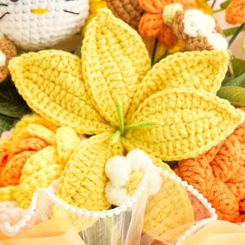 YSHomy Crochet Flower Bouquet with Graduation HK