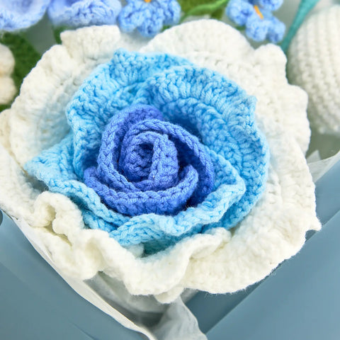 Ramo De Flores De Ganchillo, Flores De Ganchillo, Rosa De Ganchillo, Ramo De Ganchillo, Flores De Hilo, Tulipán De Ganchillo, Flor Eterna, Regalo De San Valentín