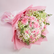 YSHomy Giant Crochet Cup-Shaped Rose Bouquet