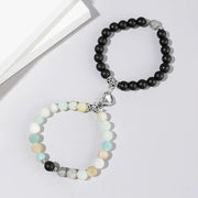 YSHomy Magnetic Heart Couple Beaded Bracelets