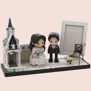 YSHomy Figure di Mattoncini Personalizzate per Matrimonio dalla Tua Foto