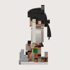 YSHomy Custom Single-Person Brick Figure from Your Photo - Cat Style