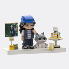 YSHomy Custom Brick Figure from Youor Photo For Birthday - Style C