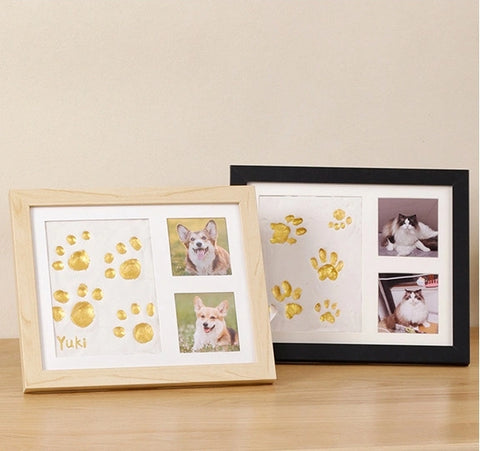 YSHomy Personalized 3D Handprint & Photo Memory Frame