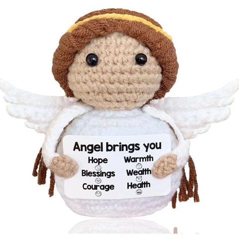 YSHomy Emotional Support Crochet Angel Toy