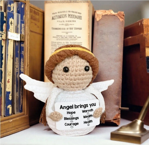 YSHomy Emotional Support Crochet Angel Toy