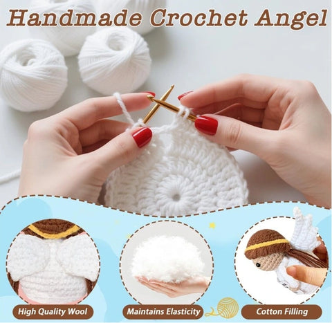 YSHomy Emotional Support Crochet Angel Toy