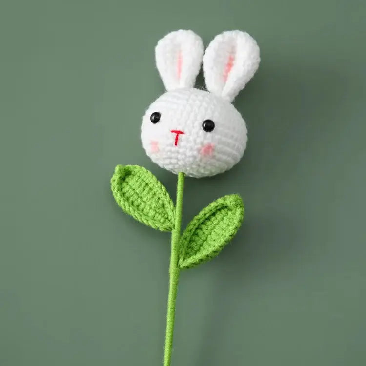 YSHomy Crochet Flowers of Cute Animal Head
