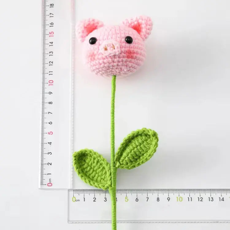 YSHomy Crochet Flowers of Cute Animal Head