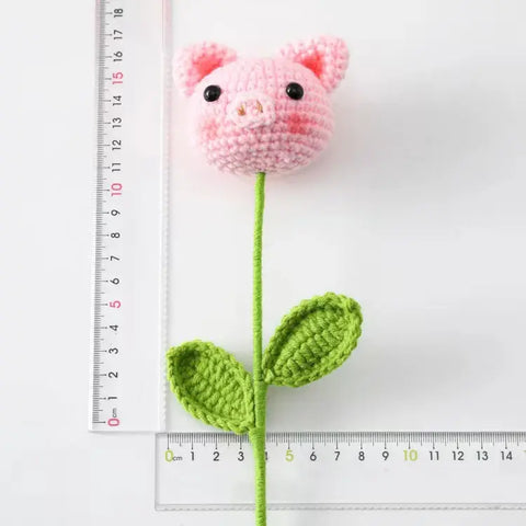 YSHomy Crochet Flowers of Cute Animal Head