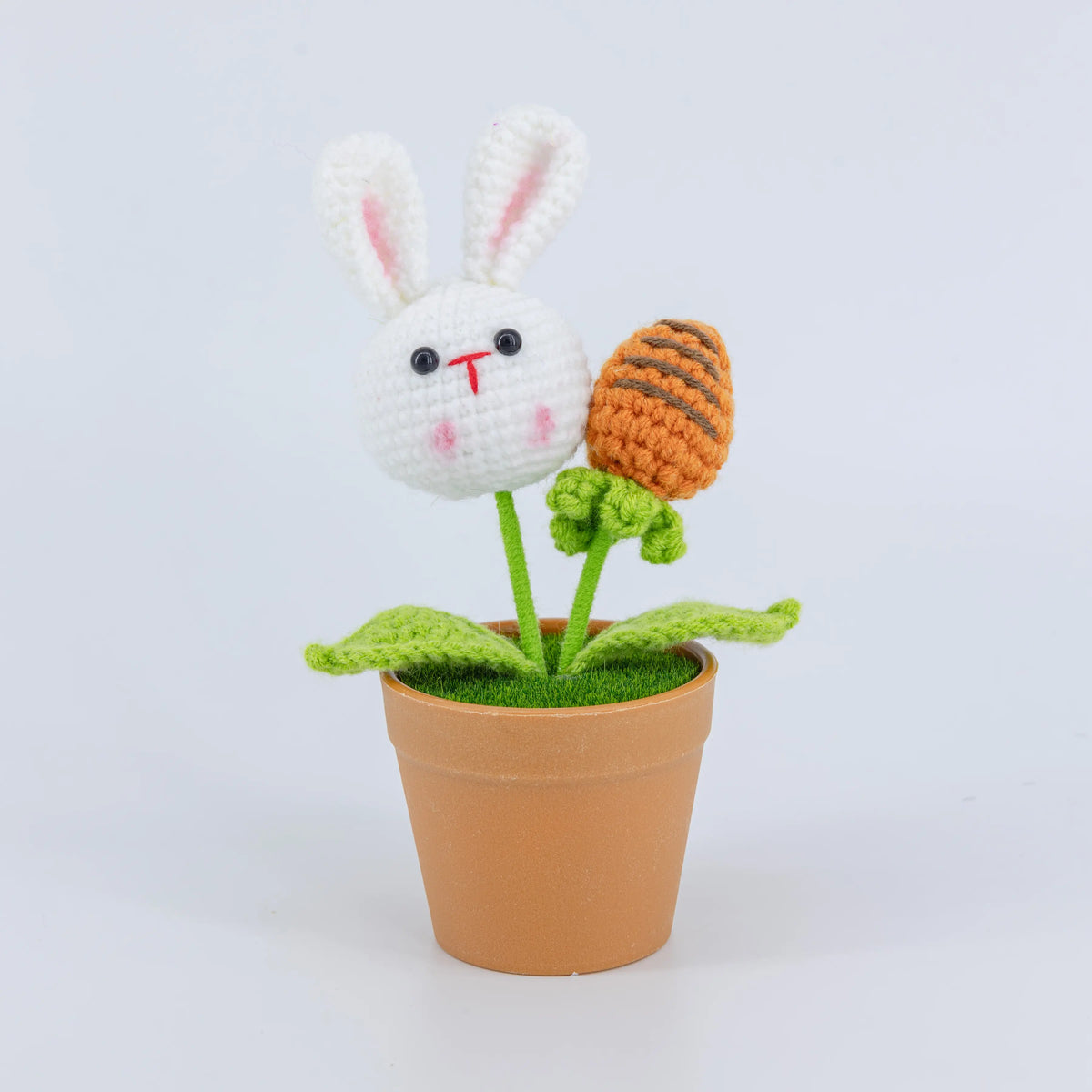 YSHomy Crochet Bunny & Panda Pot Series