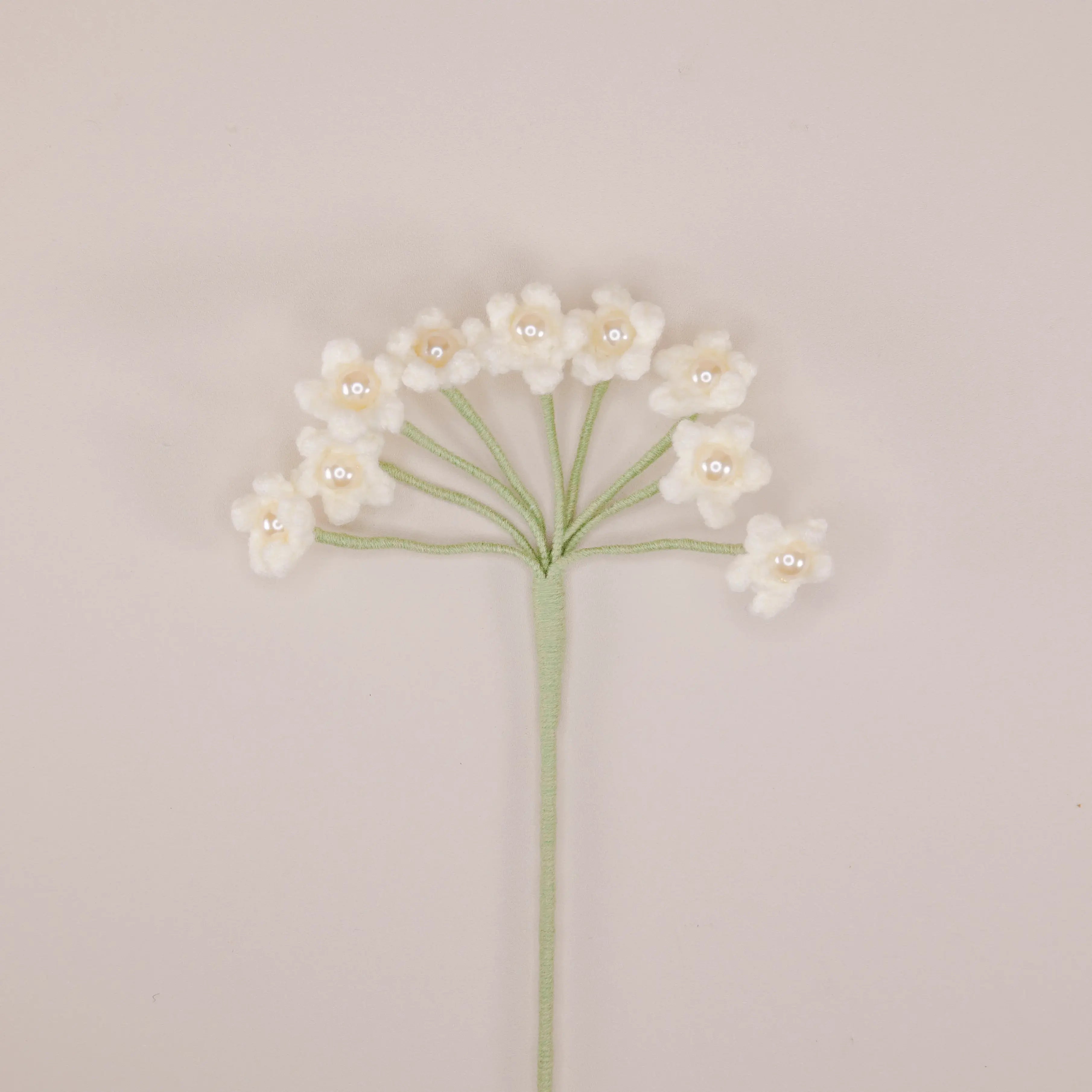 Aliento de bebé de ganchillo, flores de ganchillo, conjunto de 3, ramo de flores hecho a mano, regalo de flores, flor de punto, flor rosa rubor, regalo del día de San Valentín