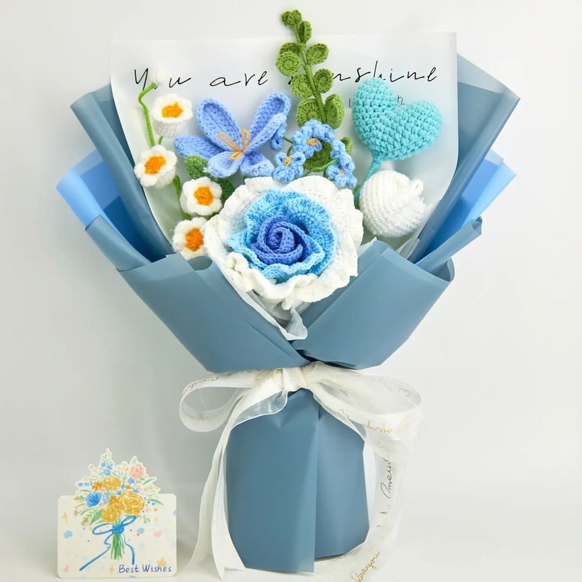 Ramo De Flores De Ganchillo, Flores De Ganchillo, Rosa De Ganchillo, Ramo De Ganchillo, Flores De Hilo, Tulipán De Ganchillo, Flor Eterna, Regalo De San Valentín