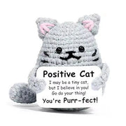 YSHomy Serie di Giocattoli Gatto all'Uncinetto di Supporto Emotivo