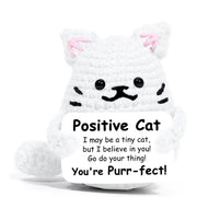 YSHomy Serie di Giocattoli Gatto all'Uncinetto di Supporto Emotivo