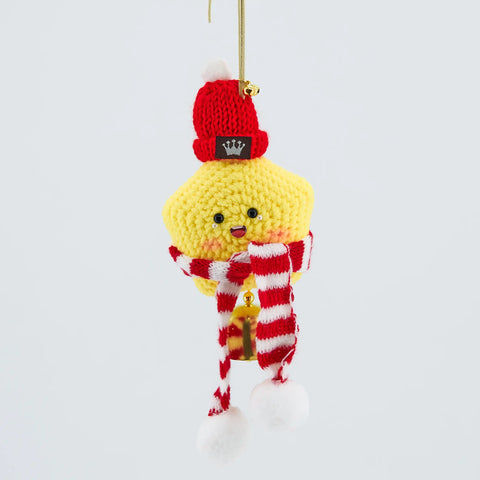 Couronne de Noël au crochet, cintre de Noël, décoration murale de Noël, décor d’arbre de Noël, décor de Noël, cadeau de Noël