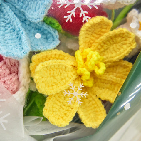 YSHomy Crochet Christmas Bouquet with Cinnamoroll