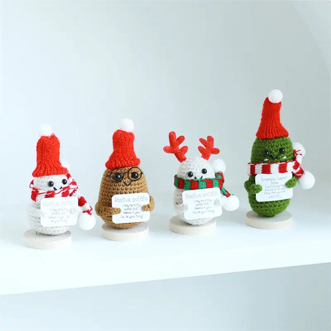 YSHomy Emotional Support Crochet Toy for Christmas Decoration