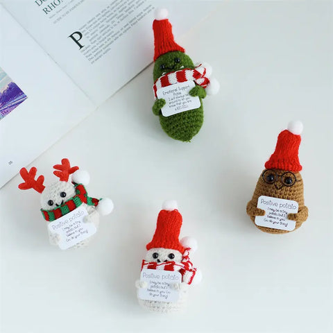 YSHomy Emotional Support Crochet Toy for Christmas Decoration