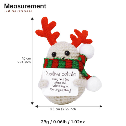 YSHomy Emotional Support Crochet Toy for Christmas Decoration