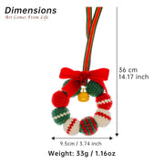 YSHomy Suspension de Noël au Crochet (Lot de 3)