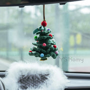 YSHomy かぎ針編みクリスマスツリー・カーオーナメント
