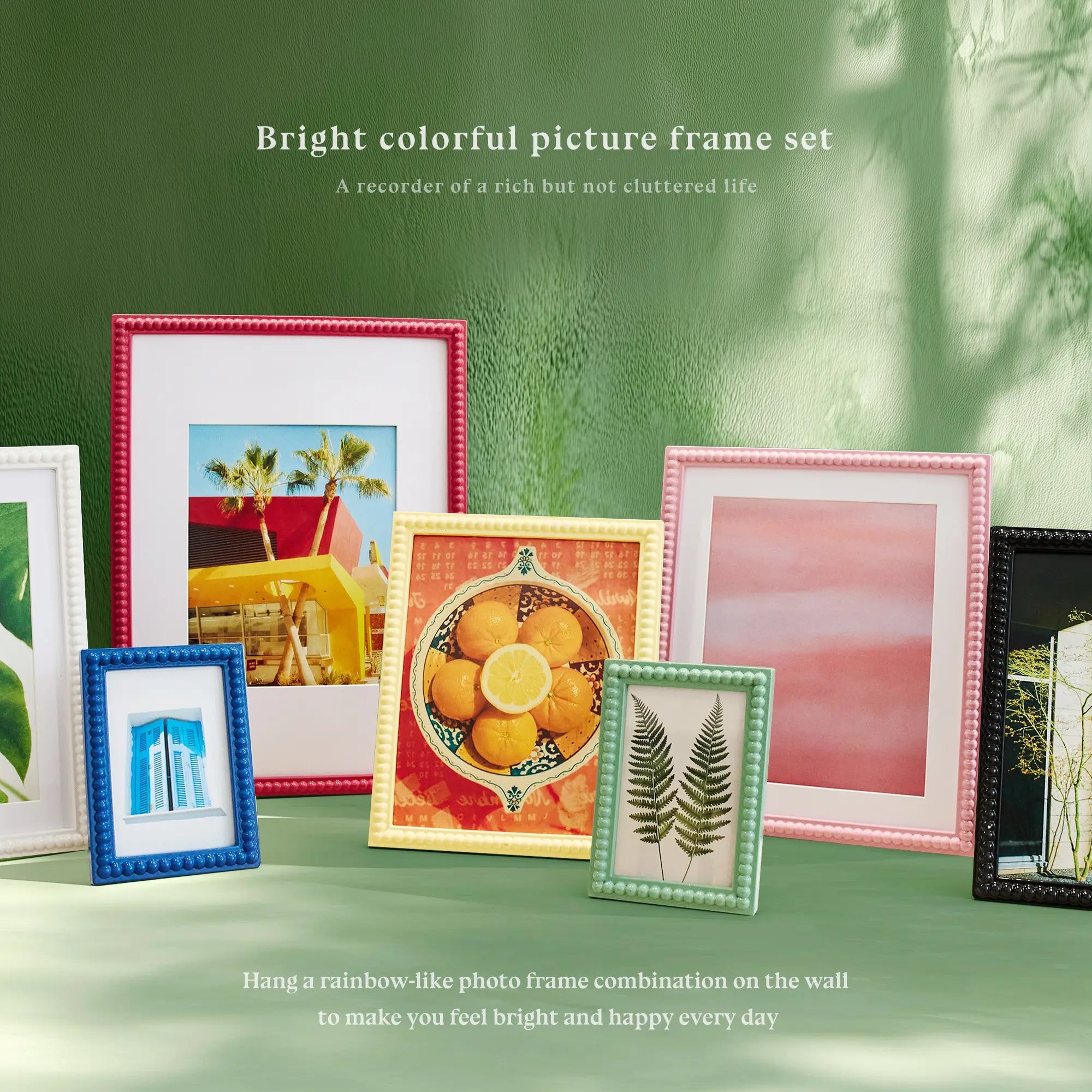 YSHomy Vintage Bobbin Photo Frames Gallery for Home Decor