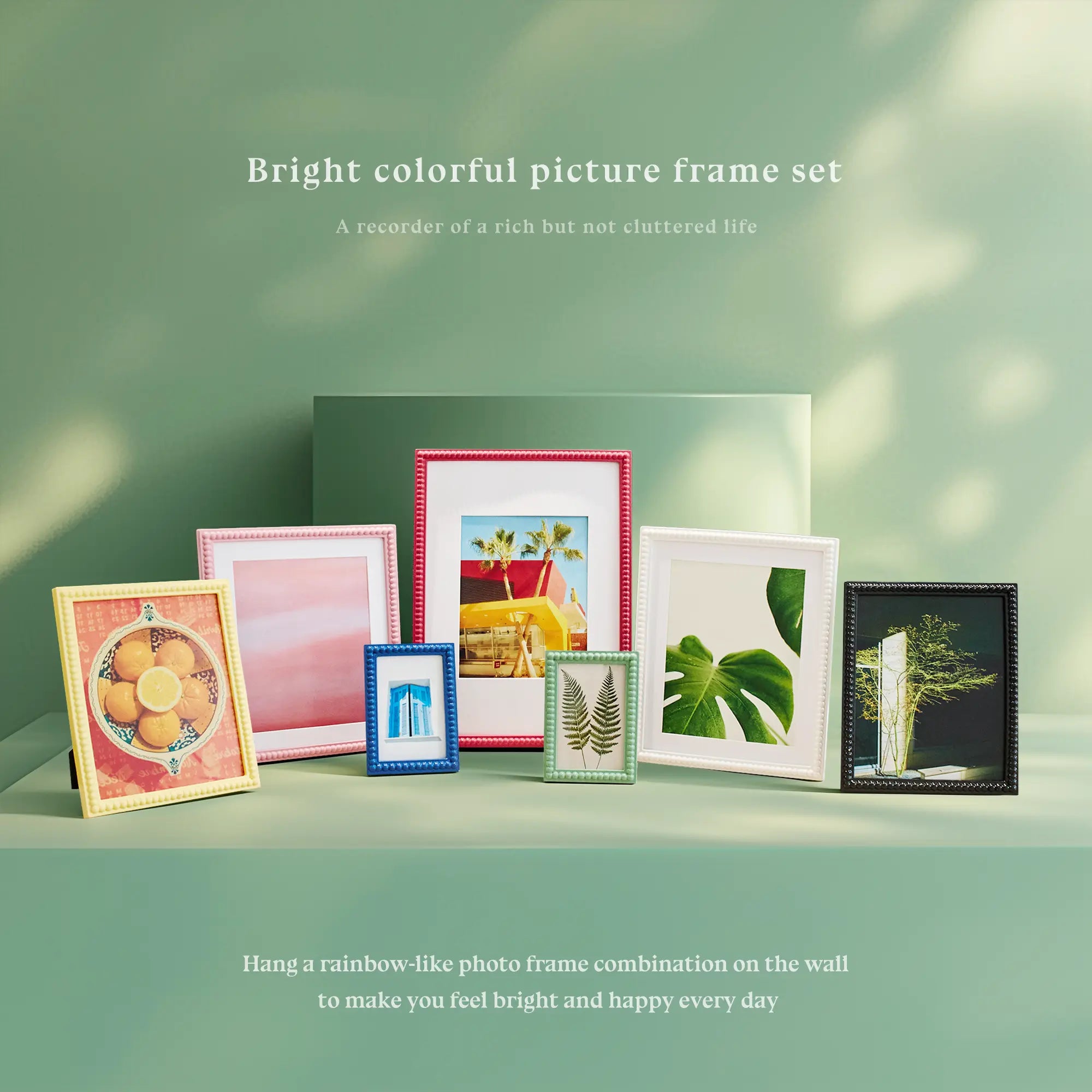 YSHomy Vintage Bobbin Photo Frames Gallery for Home Decor