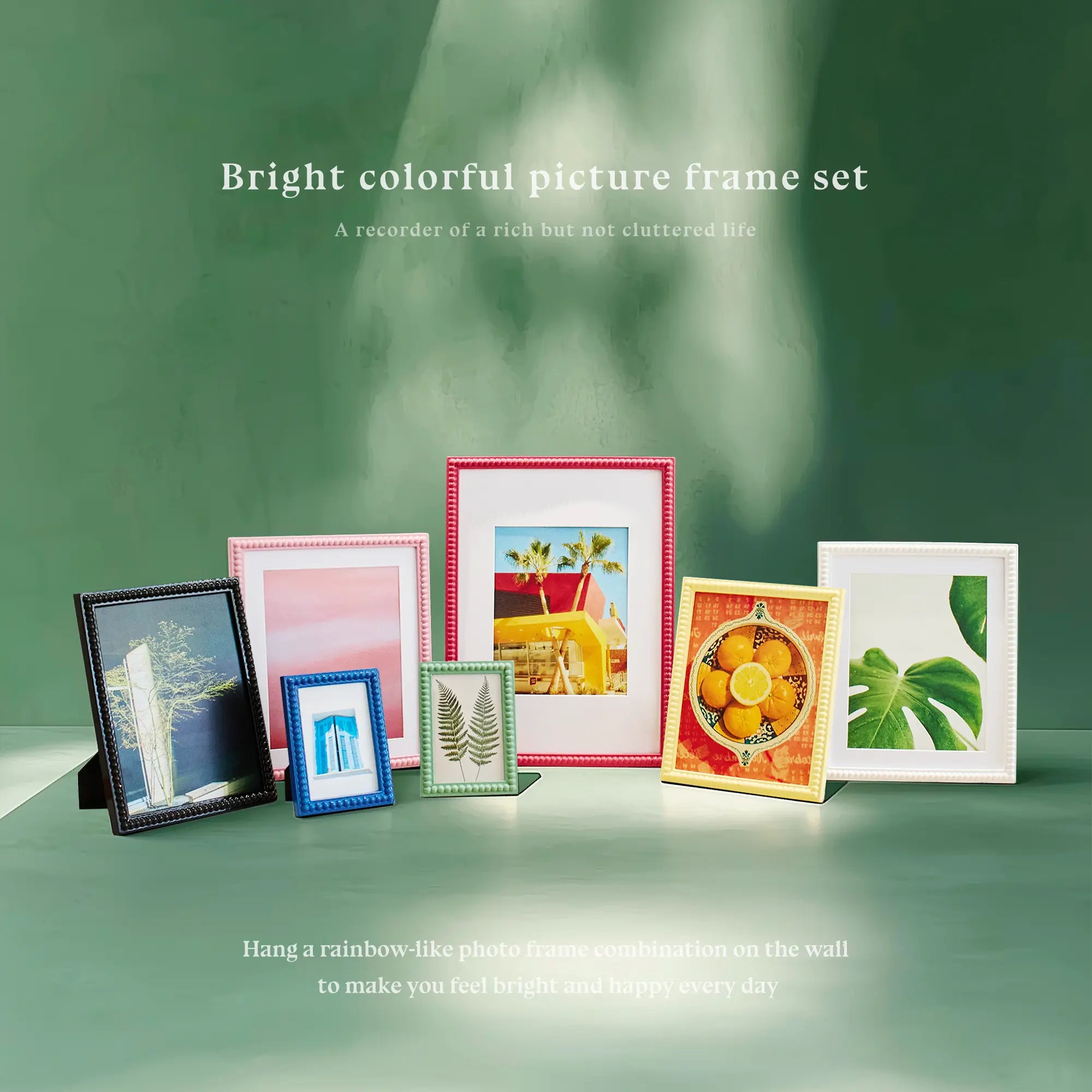 YSHomy Vintage Bobbin Photo Frames Gallery for Home Decor