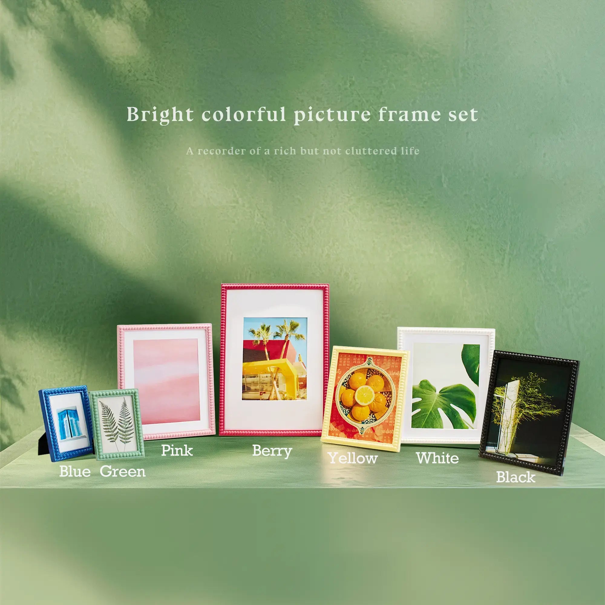 YSHomy Vintage Bobbin Photo Frames Gallery for Home Decor