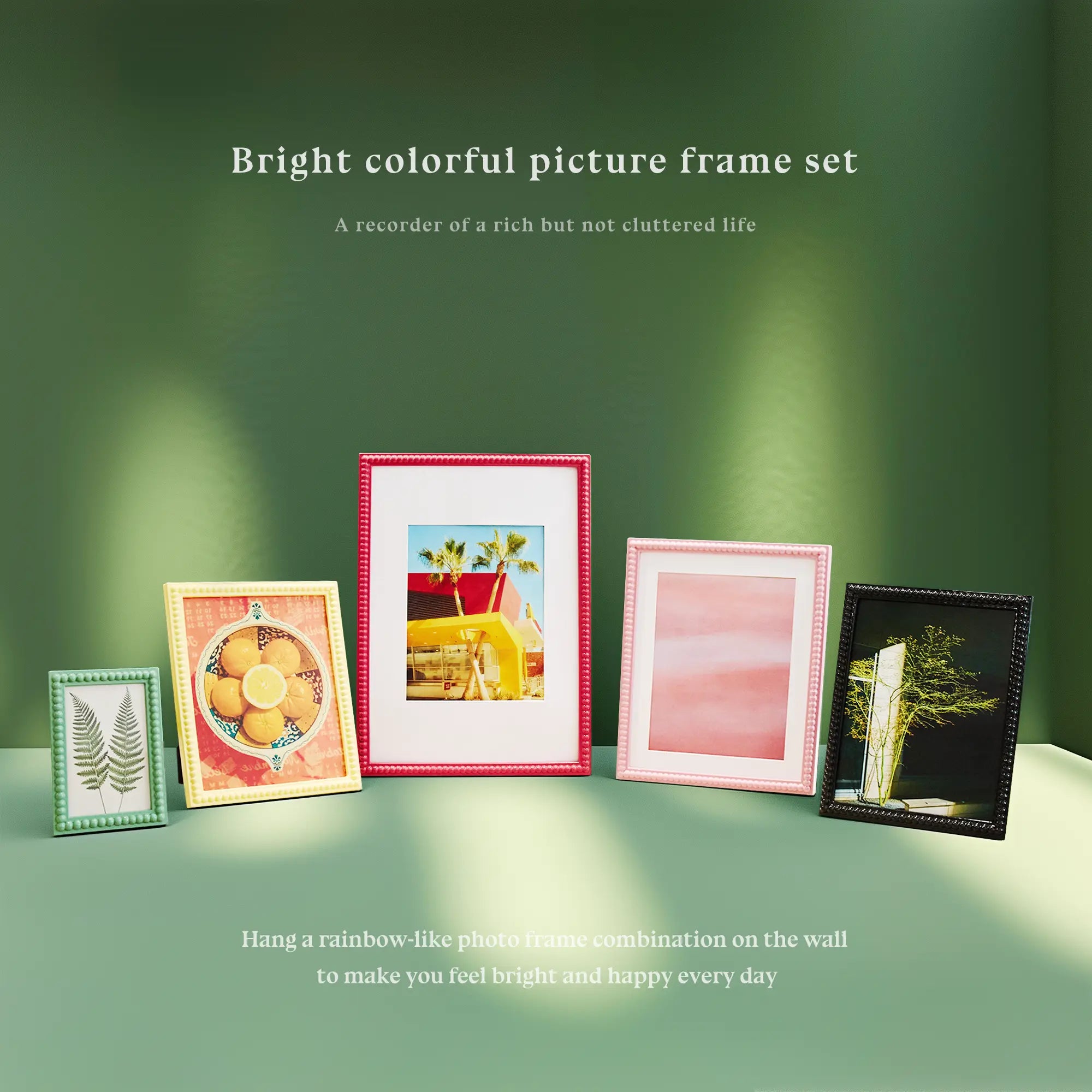 YSHomy Vintage Bobbin Photo Frames Gallery for Home Decor