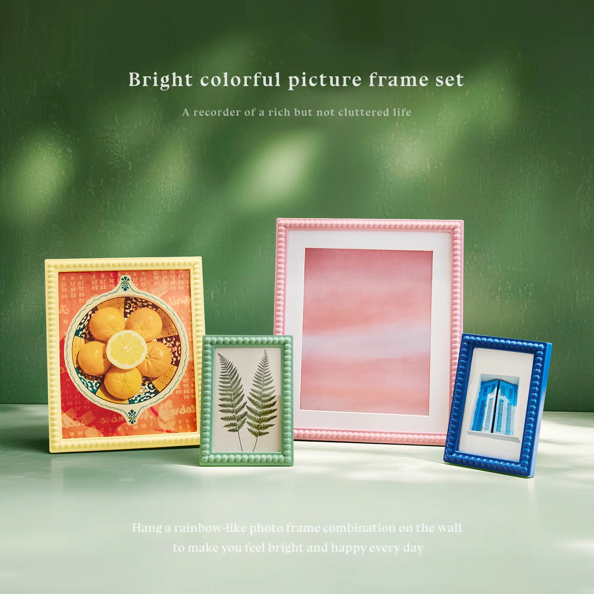 YSHomy Vintage Bobbin Photo Frames Gallery for Home Decor