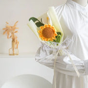 YSHomy Crochet Sunflower Calla Lily Bouquet