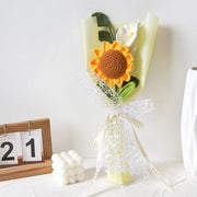 YSHomy Crochet Sunflower Calla Lily Bouquet