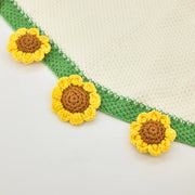 YSHomy Couverture en crochet - Tournesol