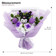 YSHomy bouquet au crochet KM de roses et tulipes
