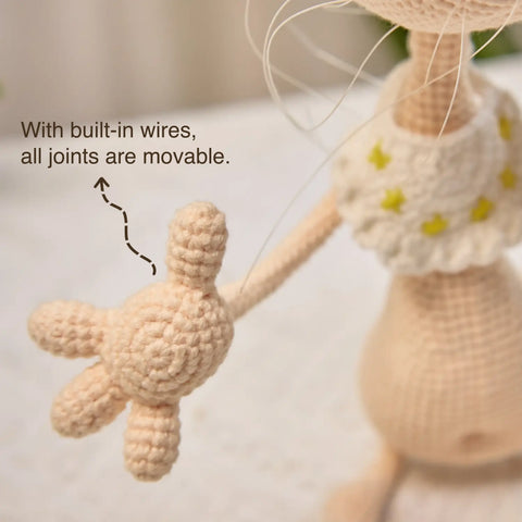 YSHomy Handmade Poseable Wired Skeleton Sphynx Cat Doll