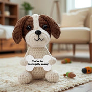 YSHomy Juguete de perro de ganchillo de apoyo emocional