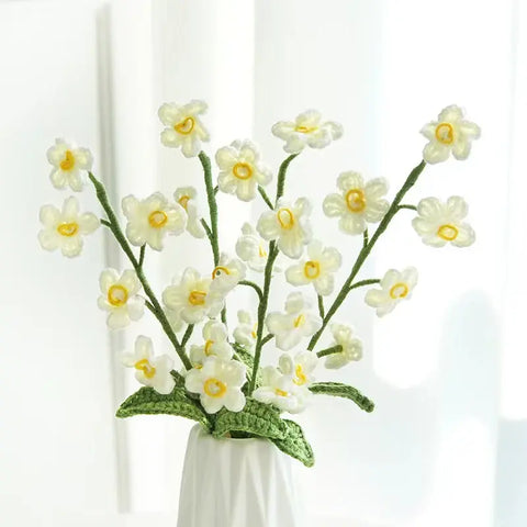 YSHomy Crochet Flowers of Forget-Me-Not (Set of 3)