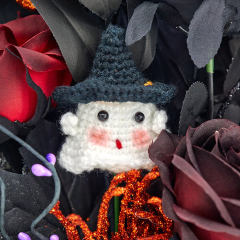 YSHomyHalloween Crochet fantasma &amp; Ojos Bouquet