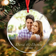 YSHomy Personalized Couple Photo Hanging Ornament