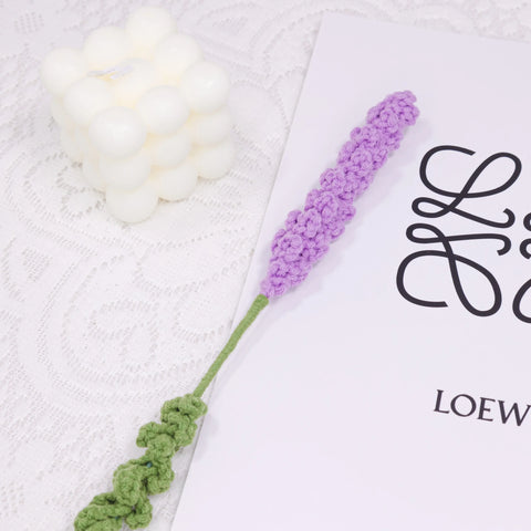 YSHomy Crochet Flowers of Lavender (Set of 3)
