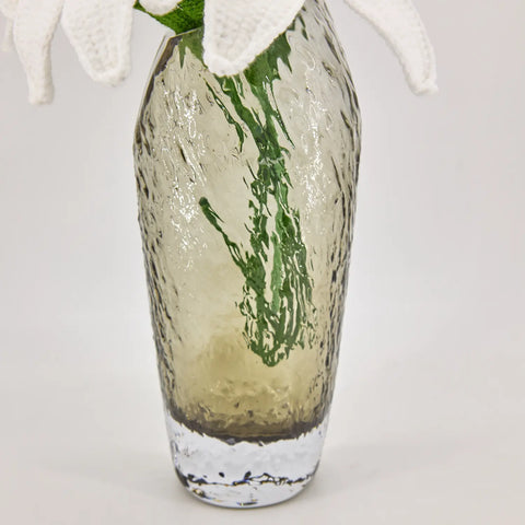 YSHomy Crochet Lily & Lavender Flowers Set (No Vase)