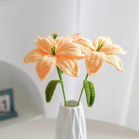 YSHomy Crochet Flowers of Lily (Set of 3)